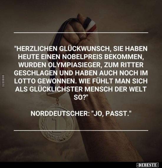 "Herzlichen Glückwunsch, Sie haben heute einen Nobelpreis.." - Lustige Bilder | DEBESTE.de