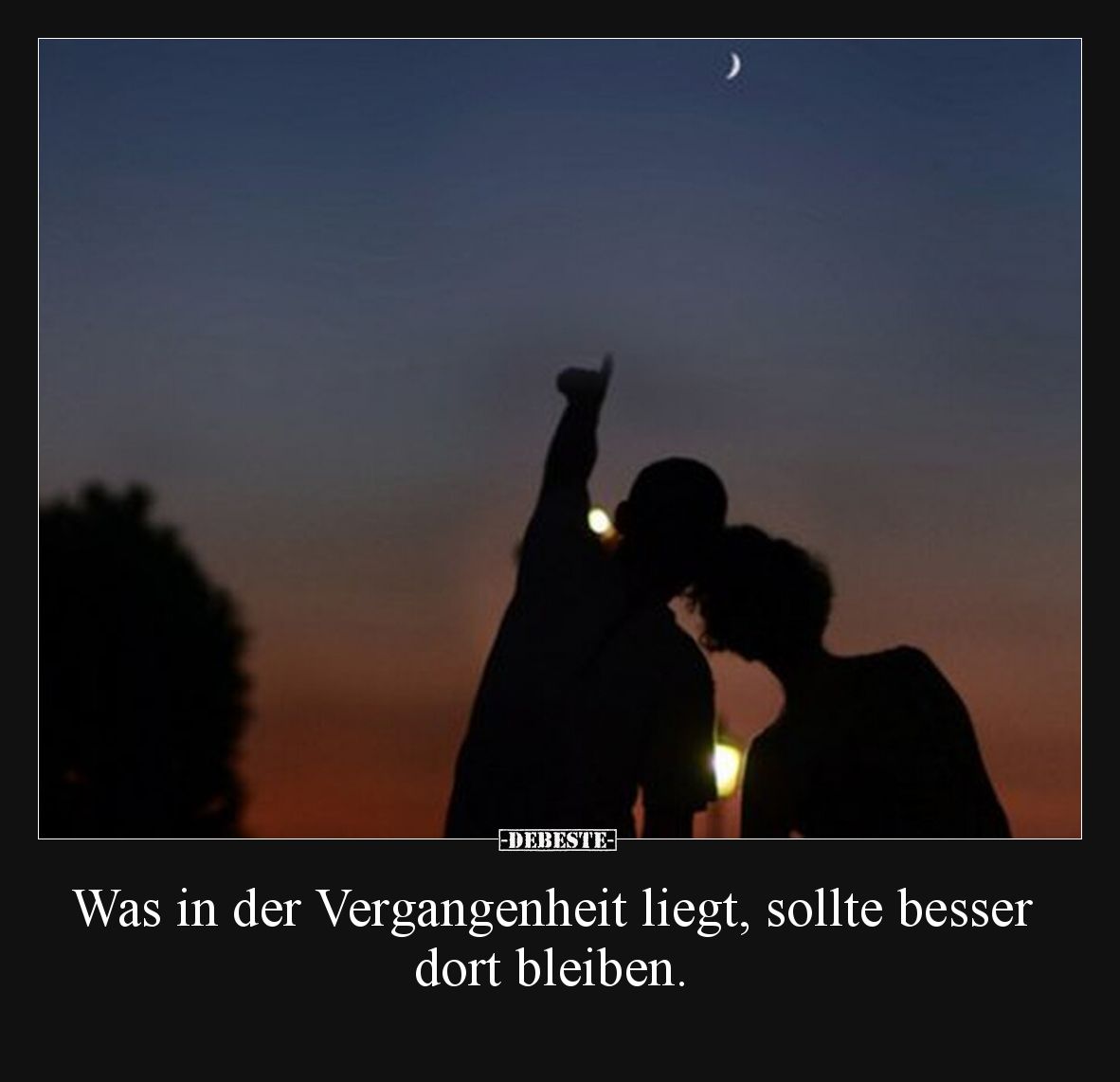 Was in der Vergangenheit liegt, sollte besser dort bleiben.