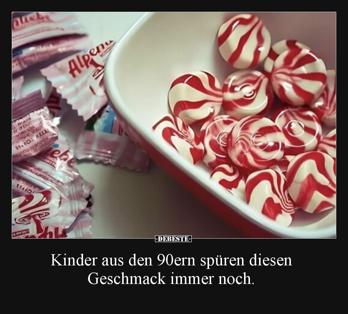 Kinder aus den 90ern spüren diesen Geschmack immer noch.