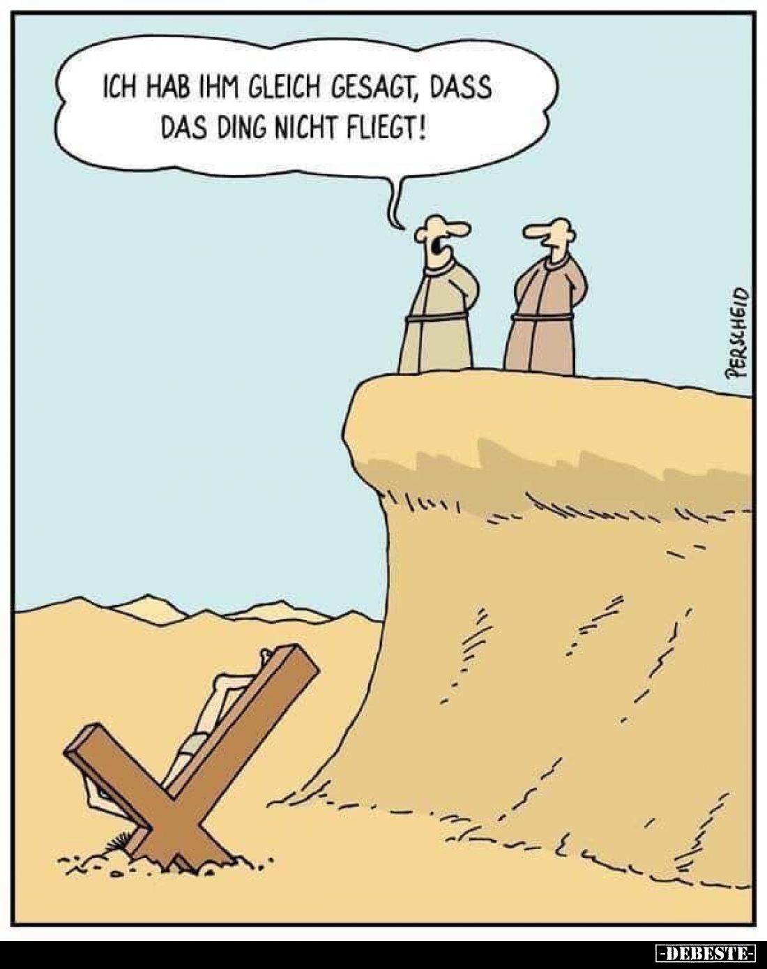 Ich hab ihm gleich gesagt, dass das Ding nicht fliegt!.. - Lustige Bilder | DEBESTE.de