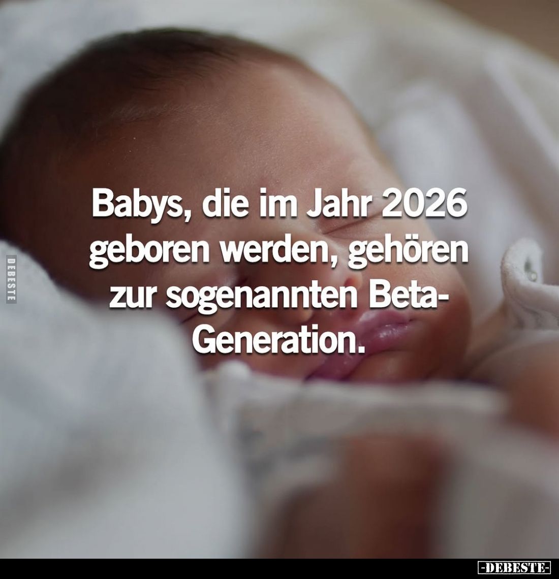 Babys, die im Jahr 2026 geboren werden, gehören zur sogenannten Beta-Generation.