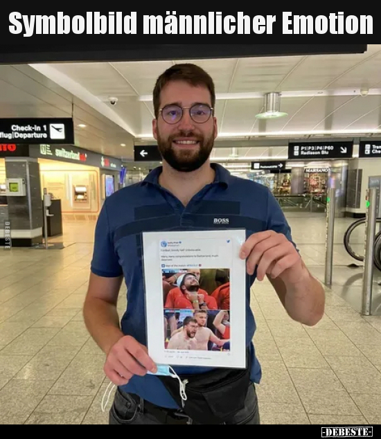 Symbolbild männlicher Emotion..