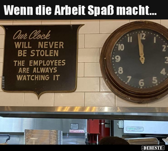 Wenn die Arbeit Spaß macht...
