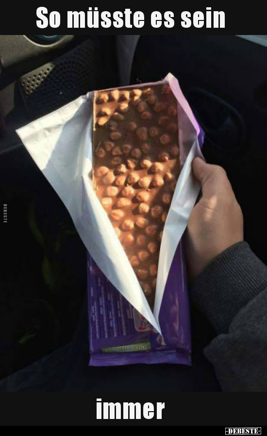 So müsste es sein immer..