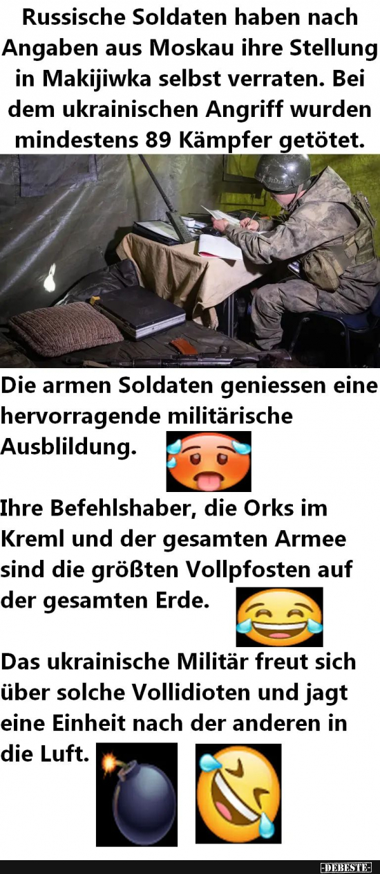 Putin, der Ober-Ork und die Vollidioten des russischen Militärs - Lustige Bilder | DEBESTE.de