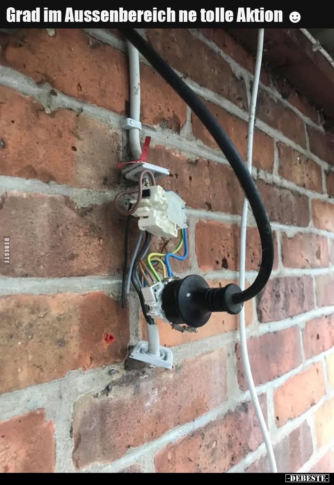 Grad im Aussenbereich ne tolle Aktion.