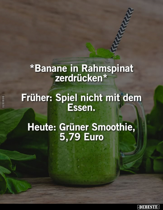 *Banane in Rahmspinat zerdrücken*.. - Lustige Bilder | DEBESTE.de