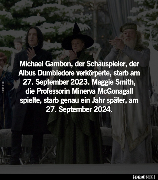 Michael Gambon, der Schauspieler.. - Lustige Bilder | DEBESTE.de