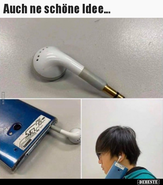 Auch ne schöne Idee...