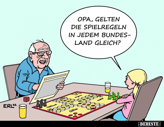 Opa, gelten die Spielregeln in jedem Bundesland gleich?.. - Lustige Bilder | DEBESTE.de