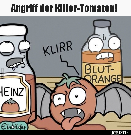 Angriff der Killer-Tomaten! - Lustige Bilder | DEBESTE.de