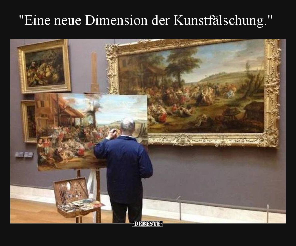 Eine neue Dimension der Kunstfälschung.