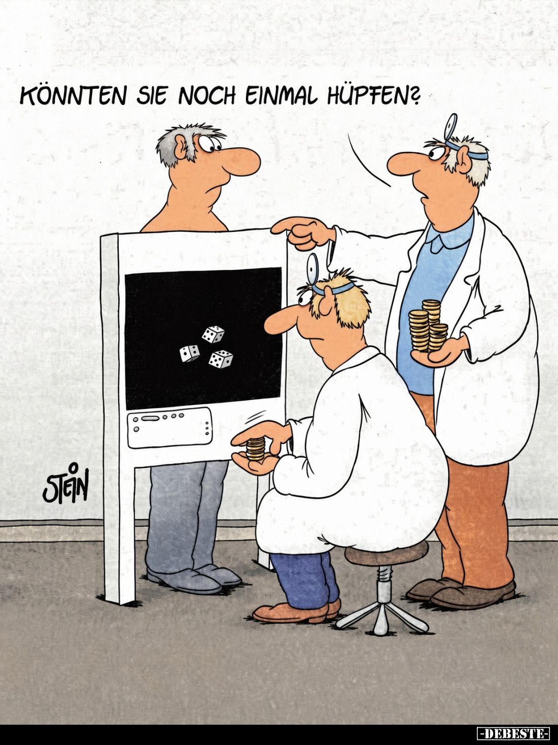 Konnten Sie noch einmal hüpfen?