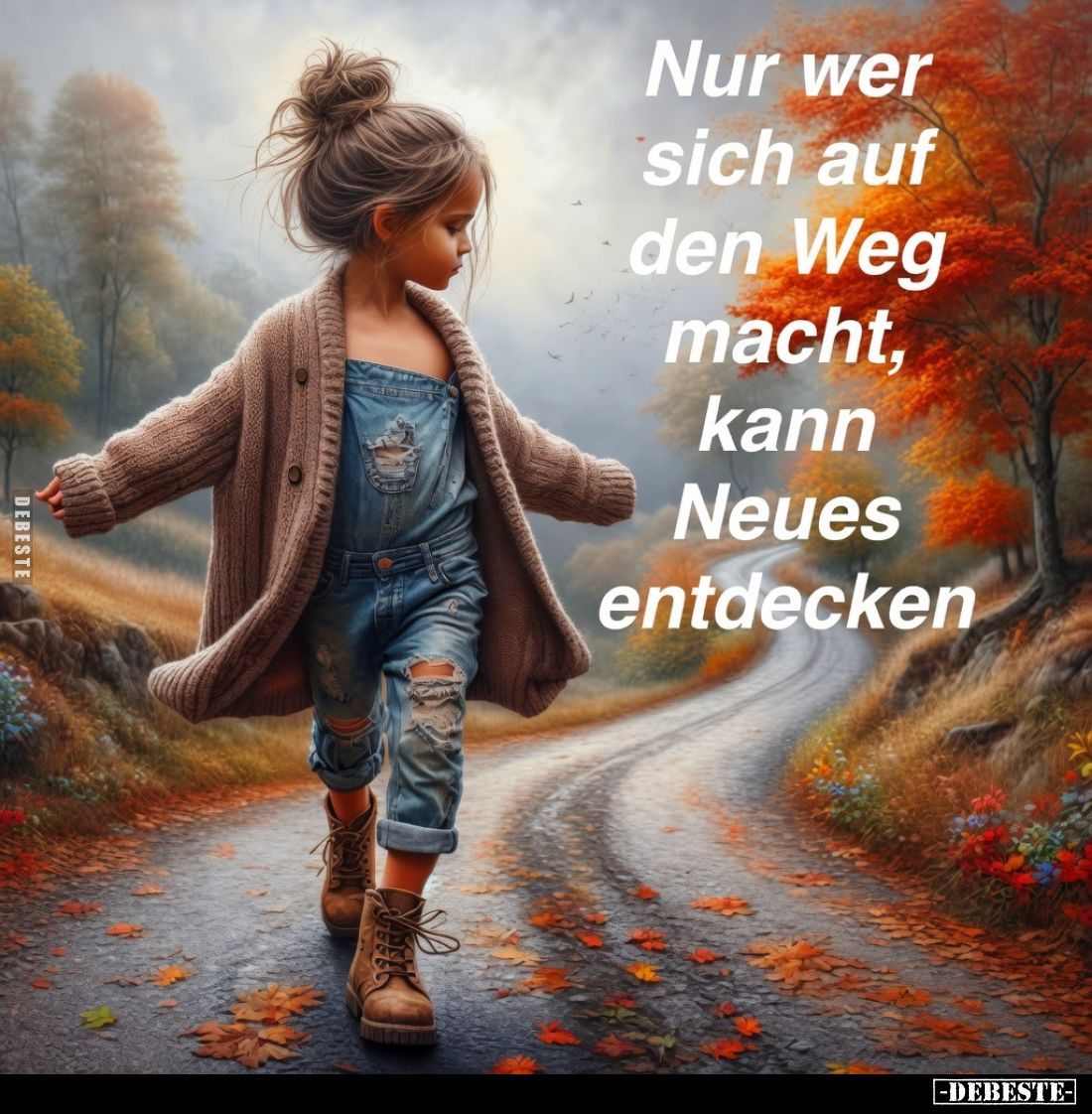 Nur wer sich auf den Weg macht, kann Neues entdecken.