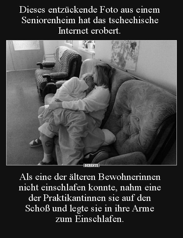 Dieses entzückende Foto aus einem Seniorenheim hat das.. - Lustige Bilder | DEBESTE.de