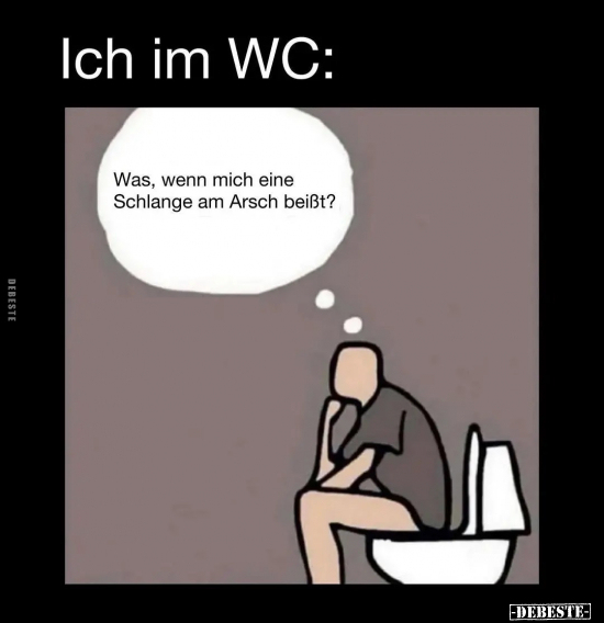 Ich im WC.. - Lustige Bilder | DEBESTE.de