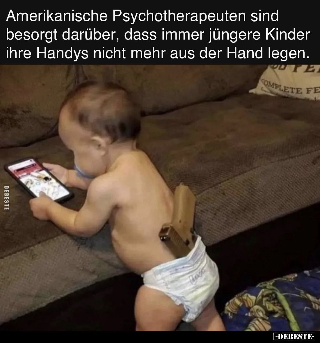 Amerikanische Psychotherapeuten sind besorgt darüber, dass immer jüngere Kinder ihre Handys nicht mehr aus der Hand legen.