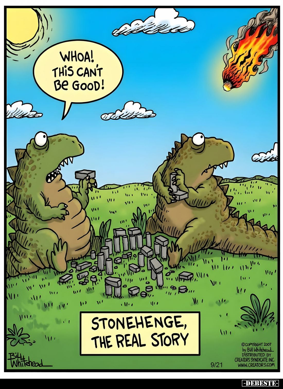 Stonehenge, the real story. - Whoa! This can't be good.