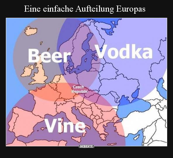 Eine einfache Aufteilung Europas.. - Lustige Bilder | DEBESTE.de