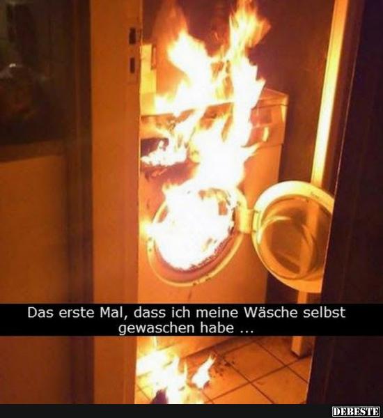 Das erste Mal, dass ich meine Wäsche selbst gewaschen habe.. - Lustige Bilder | DEBESTE.de