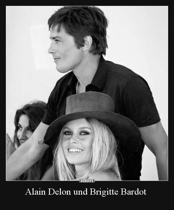 Alain Delon und Brigitte Bardot.. - Lustige Bilder | DEBESTE.de