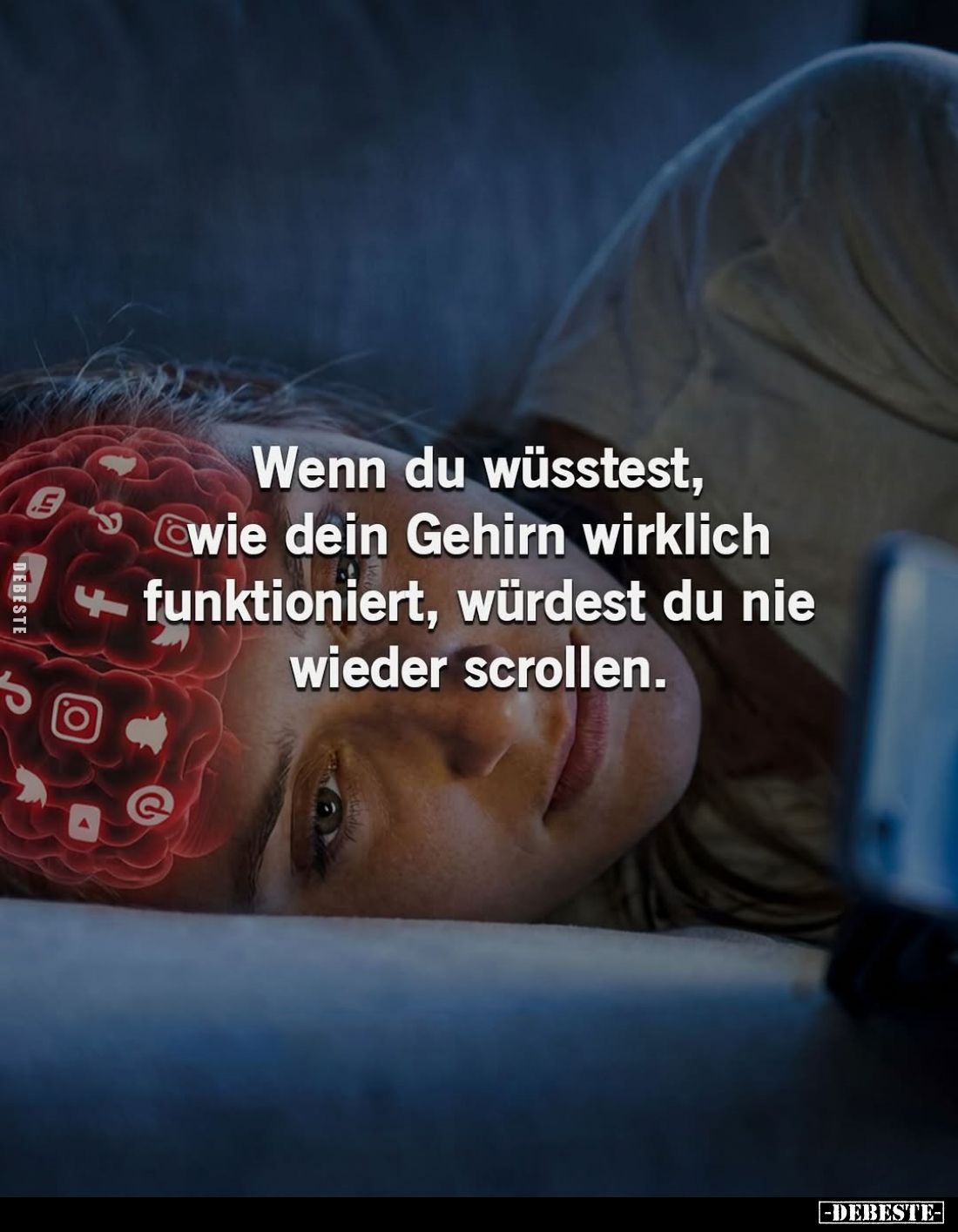 Wenn du wüsstest, wie dein Gehirn wirklich funktioniert, würdest du nie wieder scrollen.