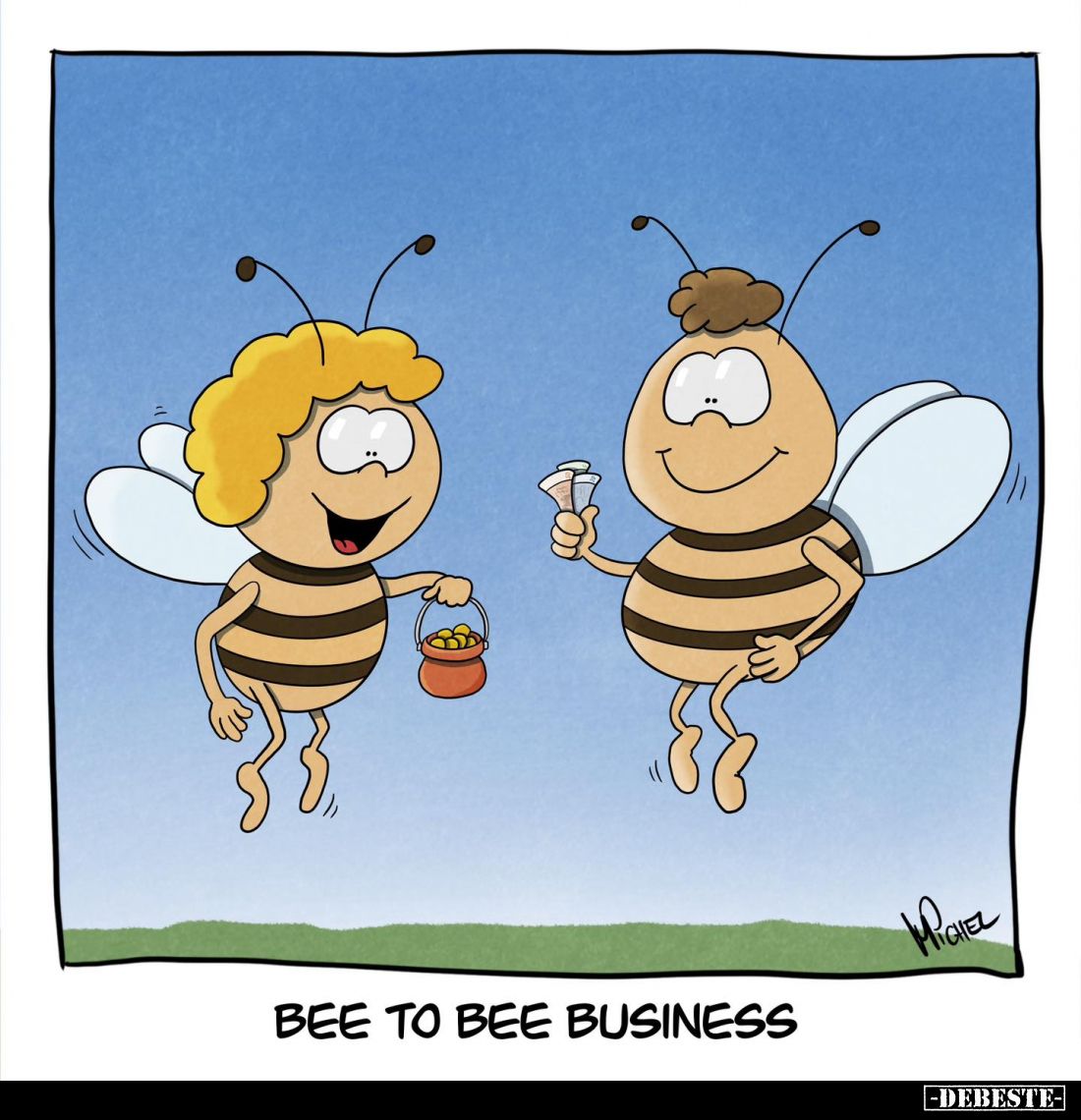 Bee to bee business.