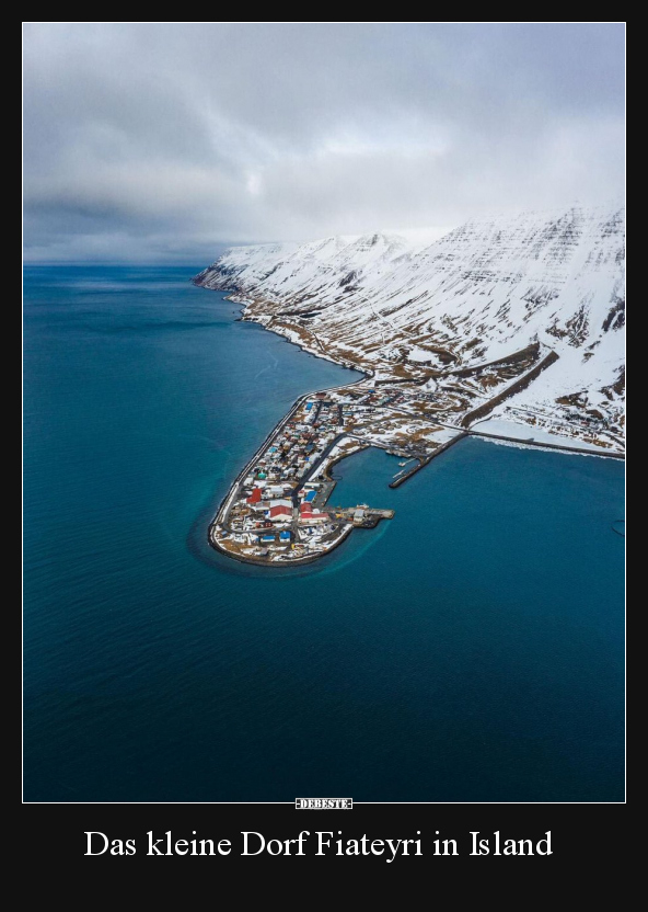 Das kleine Dorf Fiateyri in Island.. - Lustige Bilder | DEBESTE.de