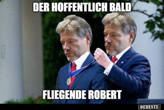 Der hoffentlich bald fliegende Robert... - Lustige Bilder | DEBESTE.de