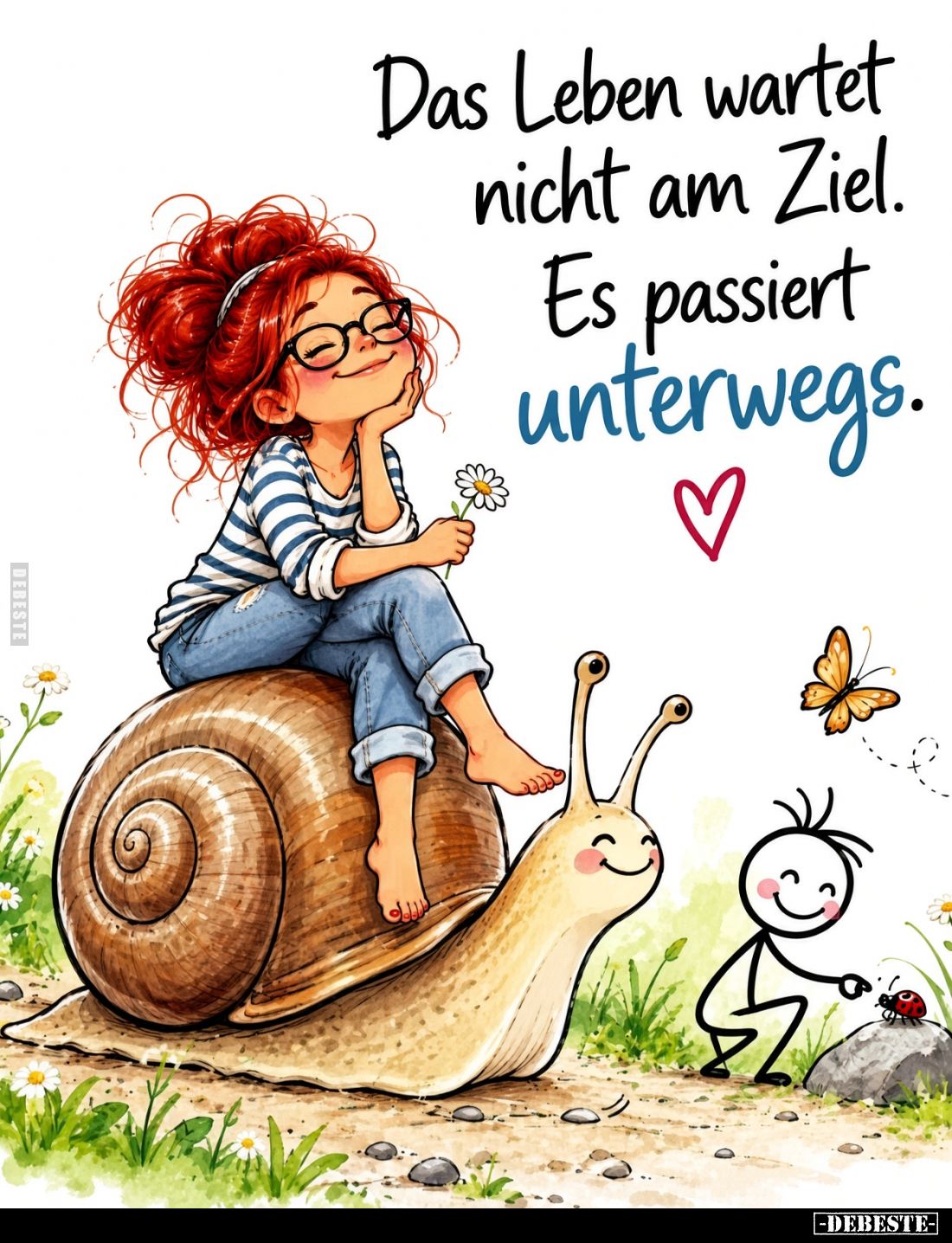 Das Leben wartet nicht am Ziel. Es passiert unterwegs.