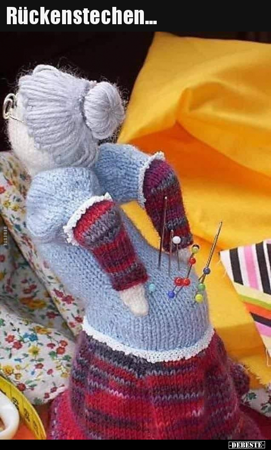 Rückenstechen...