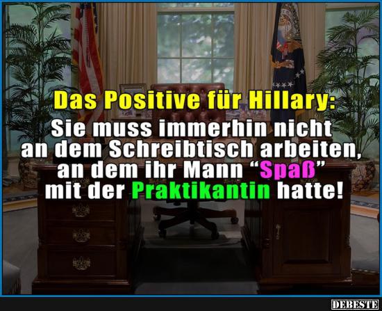 Das Positive für Hilary.. - Lustige Bilder | DEBESTE.de
