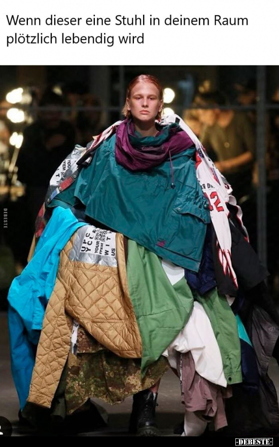 Wenn dieser eine Stuhl in deinem Raum plötzlich lebendig wird