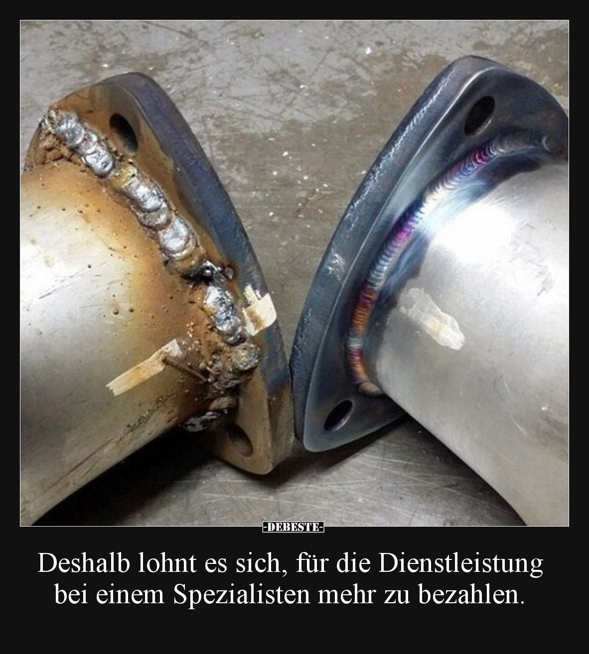 Deshalb lohnt es sich, für die Dienstleistung bei einem Spezialisten mehr zu bezahlen.