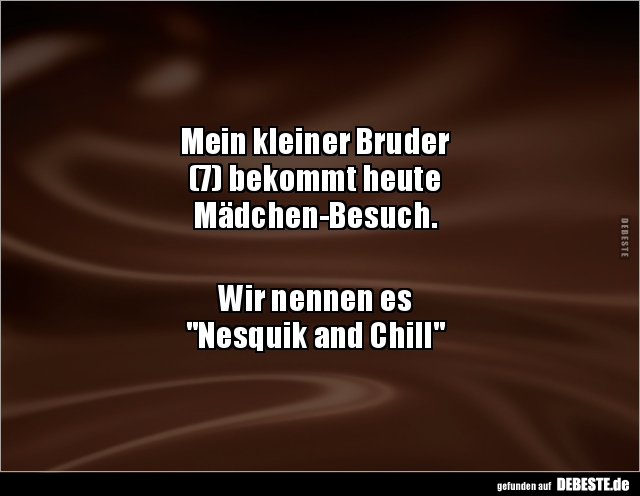 Mein kleiner Bruder (7) bekommt heute.. - Lustige Bilder | DEBESTE.de