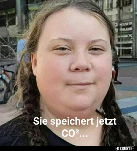 Sie speichert jetzt CO²...