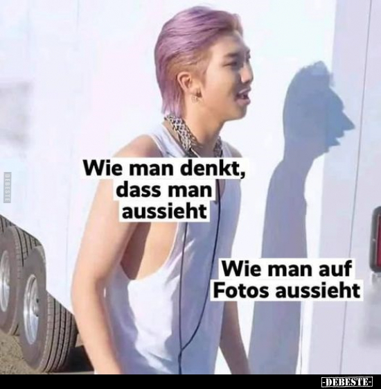 Wie man denkt, dass man aussieht..