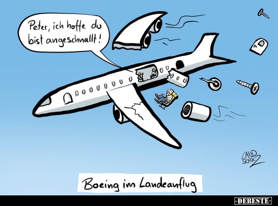 Boeing im Landeanflug.. - Lustige Bilder | DEBESTE.de