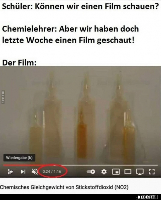 Schüler: Können wir einen Film schauen?.. - Lustige Bilder | DEBESTE.de