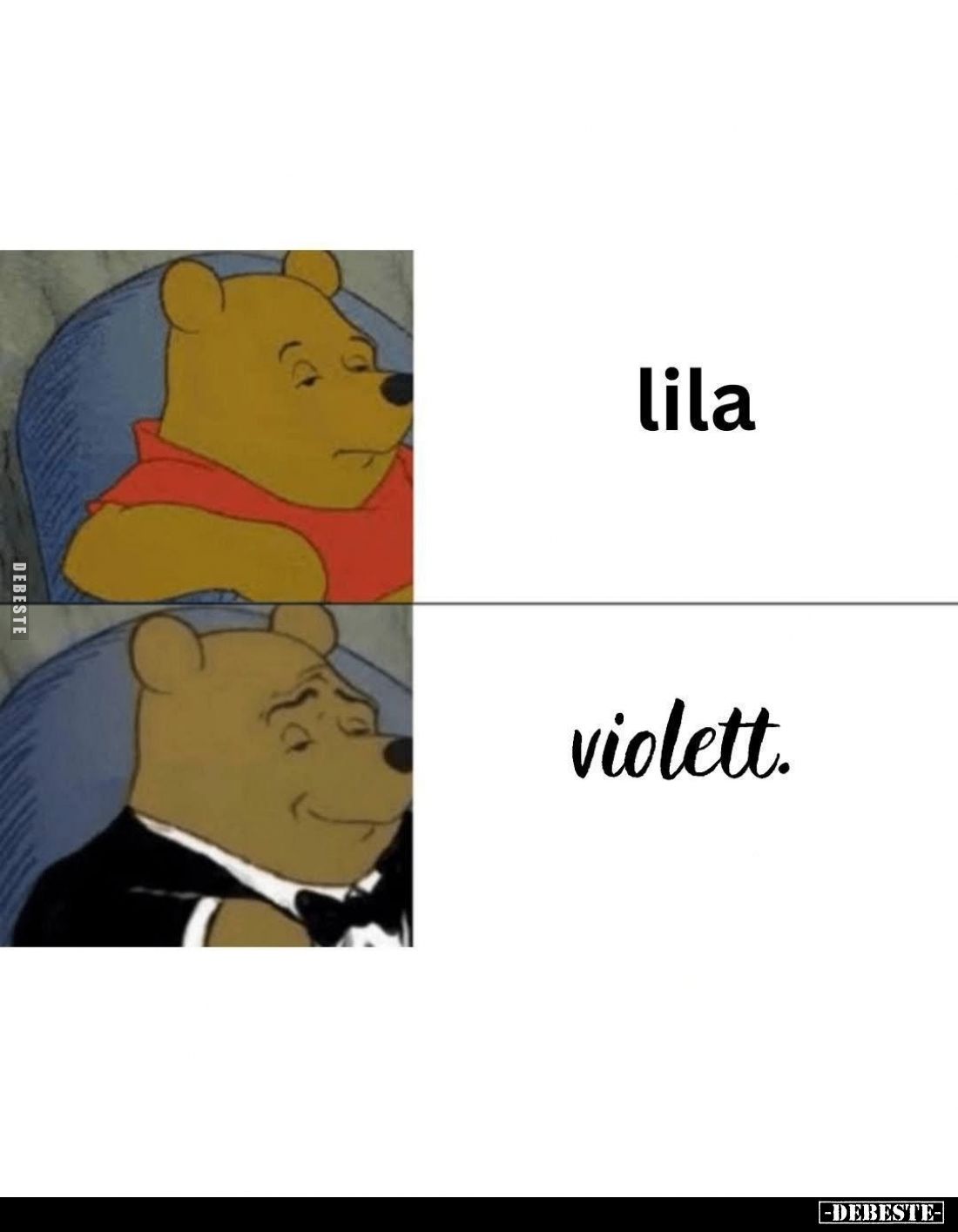 Lila vs violett.