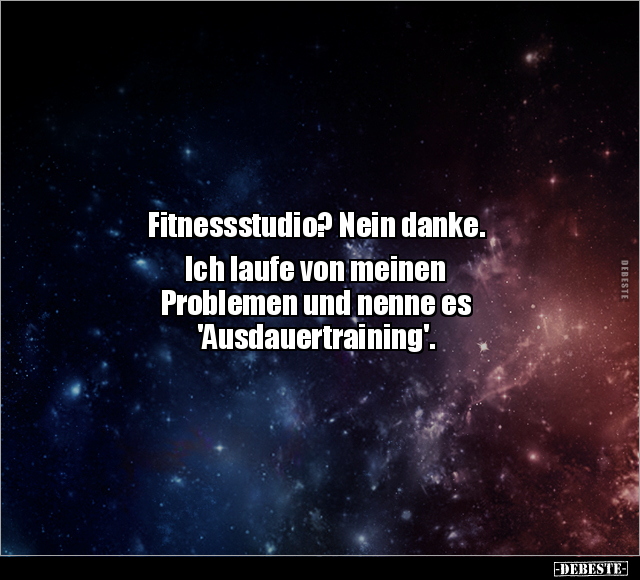 Fitnessstudio? Nein danke.. - Lustige Bilder | DEBESTE.de