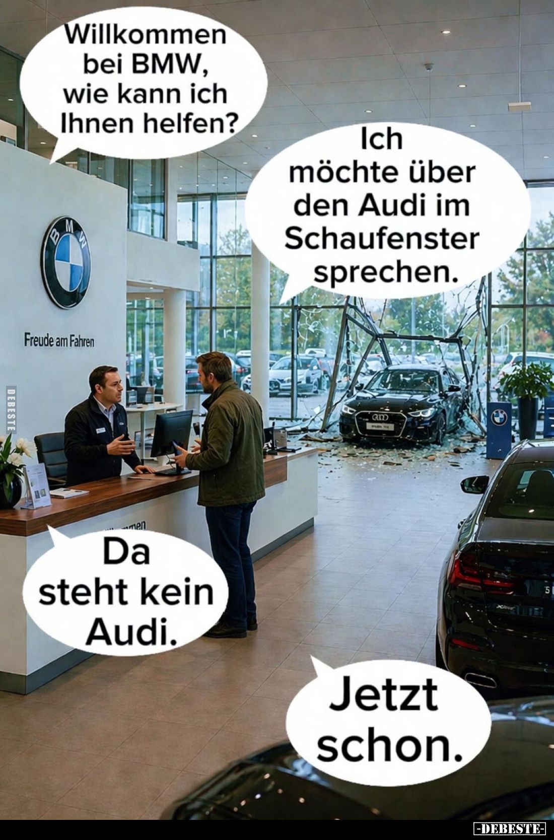 Willkommen bei BMW, wie kann ich Ihnen helfen?.. - Lustige Bilder | DEBESTE.de