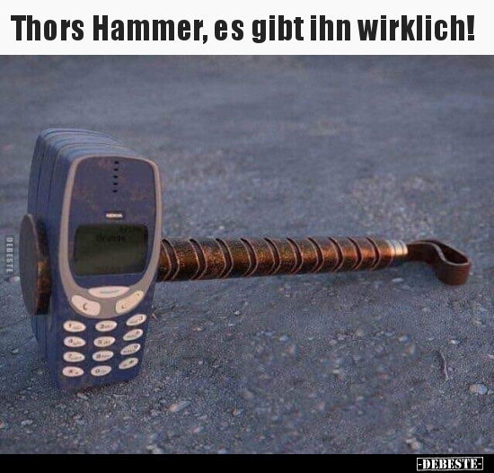 Thors Hammer, es gibt ihn wirklich!.. - Lustige Bilder | DEBESTE.de