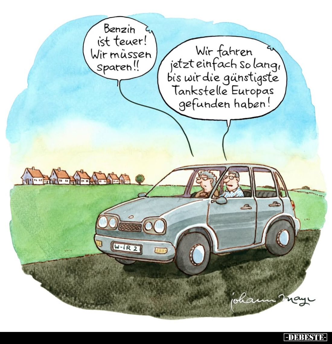 Benzin ist teuer! Wir müssen sparen!!.. - Lustige Bilder | DEBESTE.de