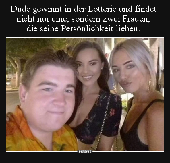 Dude gewinnt in der Lotterie und findet nicht nur eine.. - Lustige Bilder | DEBESTE.de