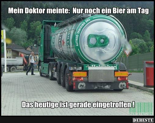 Mein Doktor meinte: Nur noch ein Bier am Tag - Lustige Bilder | DEBESTE.de