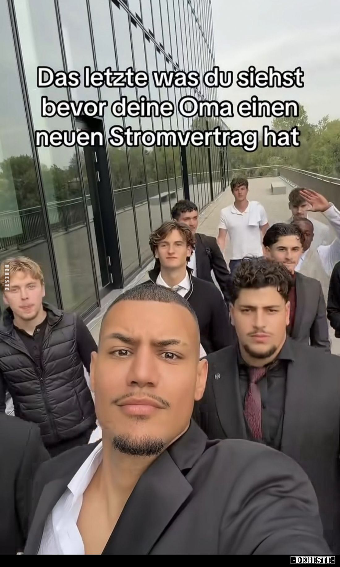 Das letzte was du siehst
bevor deine Oma einen
neuen Stromvertrag hat
