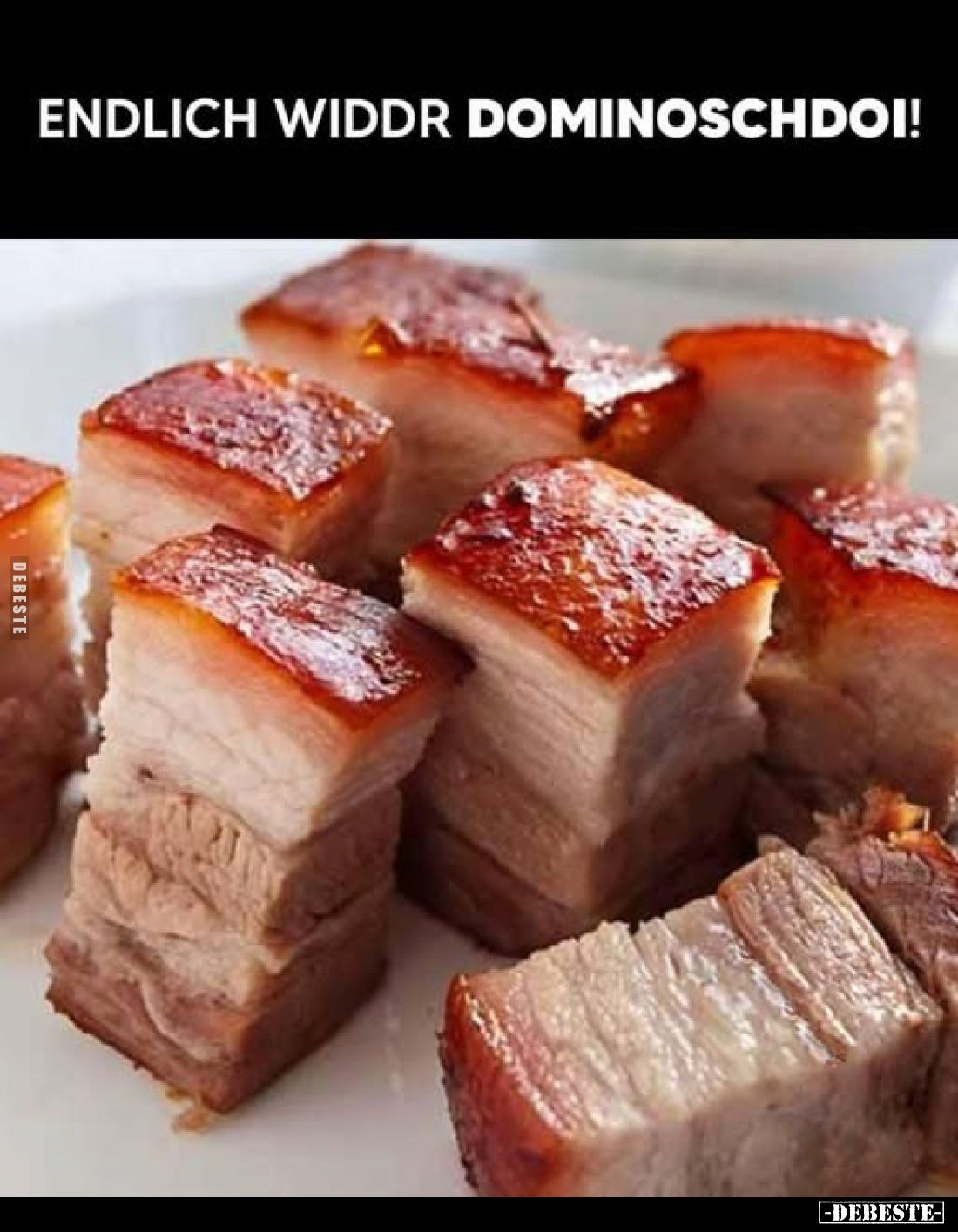 Endlich widdr Dominoschdoi!