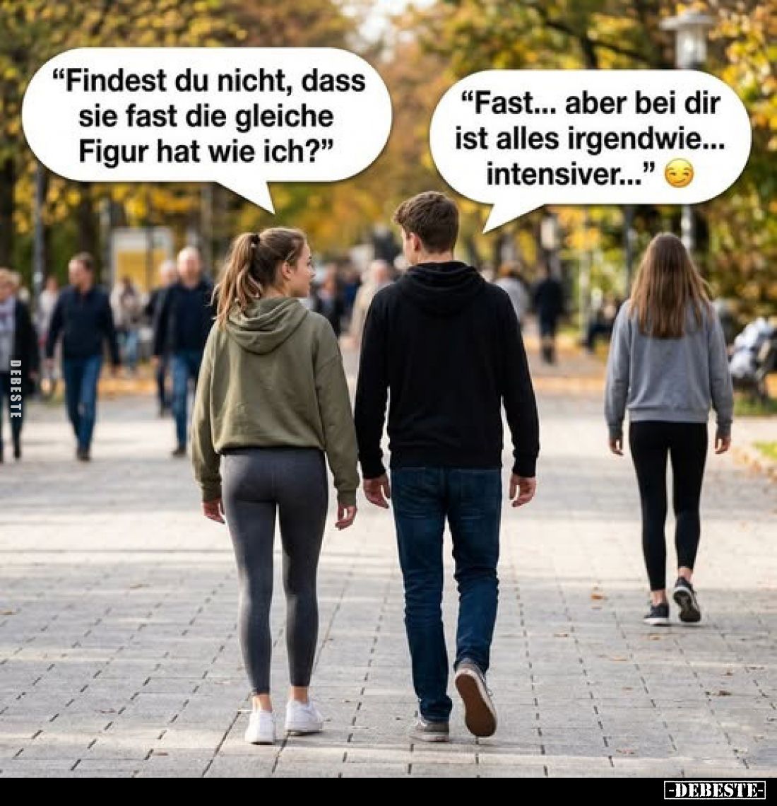 "Findest du nicht, dass sie fast die gleiche Figur hat wie.." - Lustige Bilder | DEBESTE.de