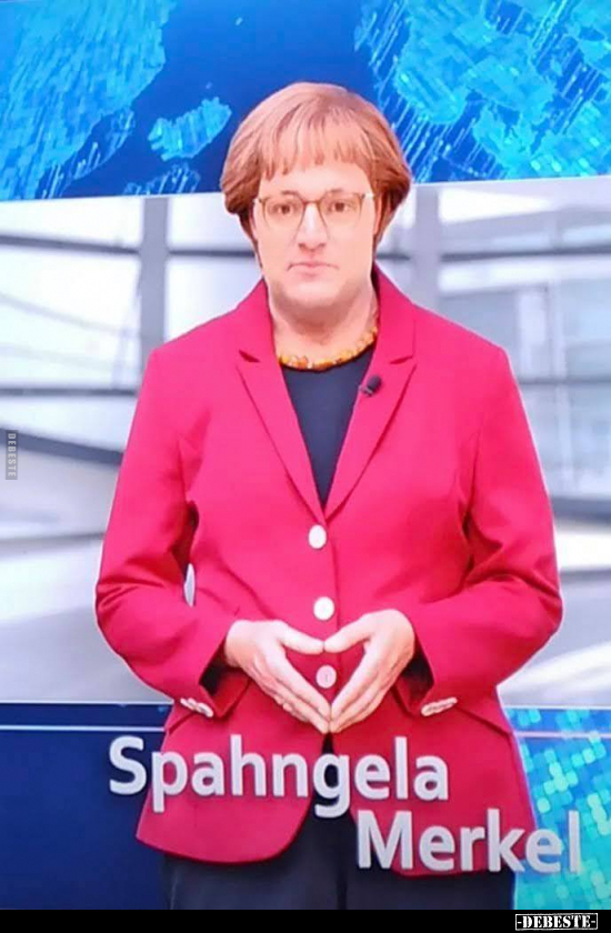 Spahngela Merkel... - Lustige Bilder | DEBESTE.de